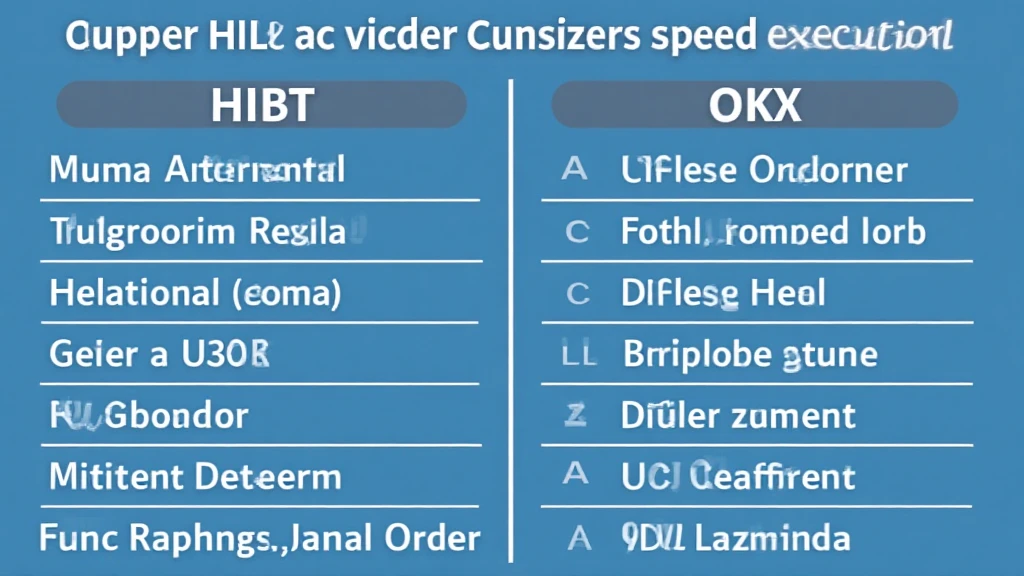 HIBT vs OKX bond order execution speed via btctokenio Vietnam