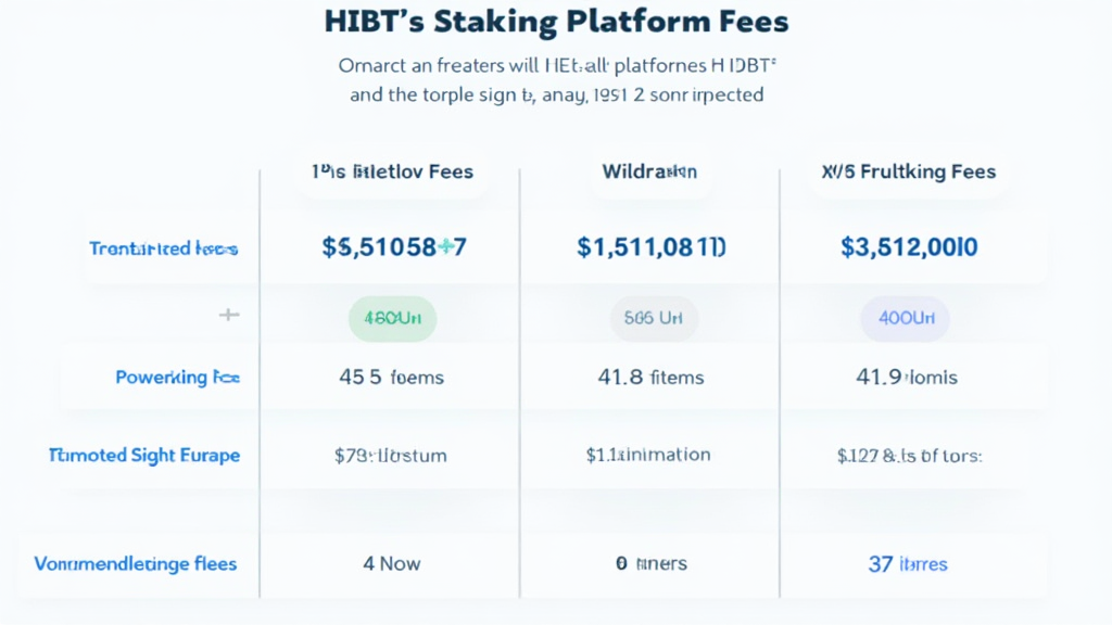 Understanding HIBT’s Staking Platform Fees: A Deep Dive